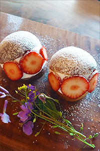 いちごのマリトッツオ